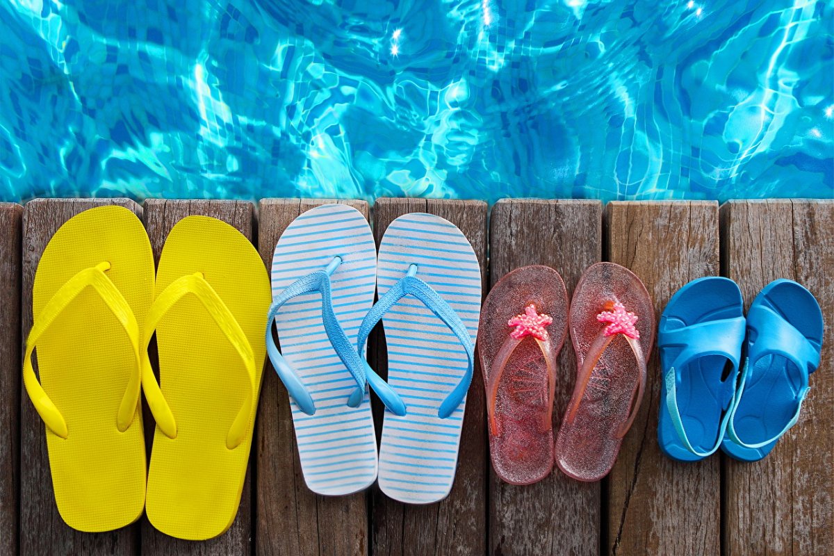 Сланцы на пляже