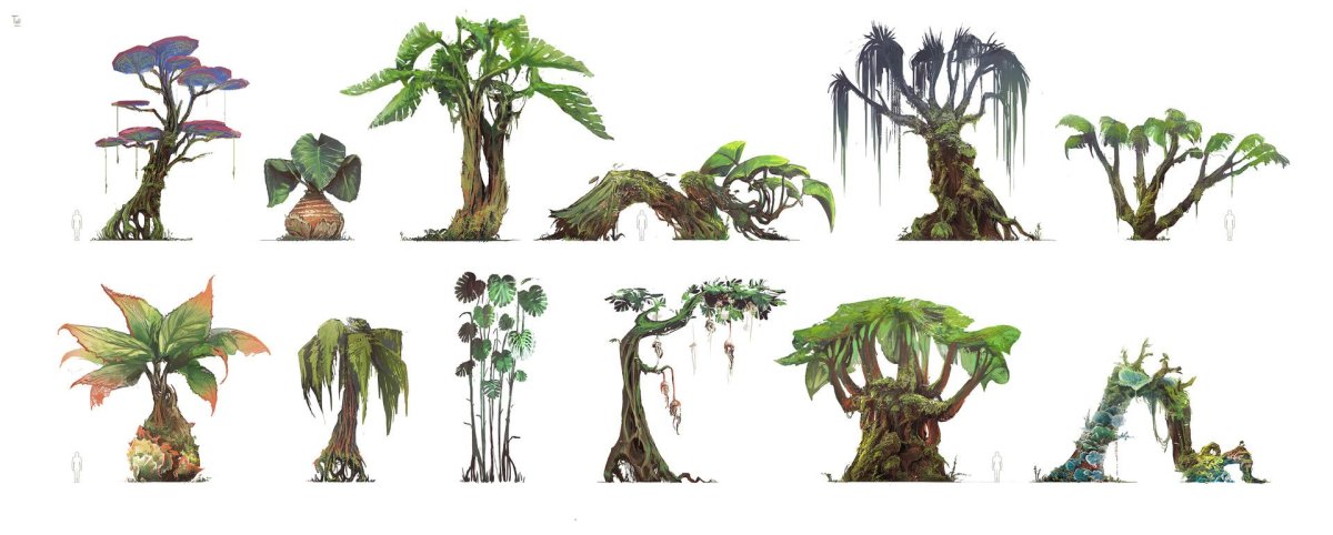 Стилизованные растения Африки