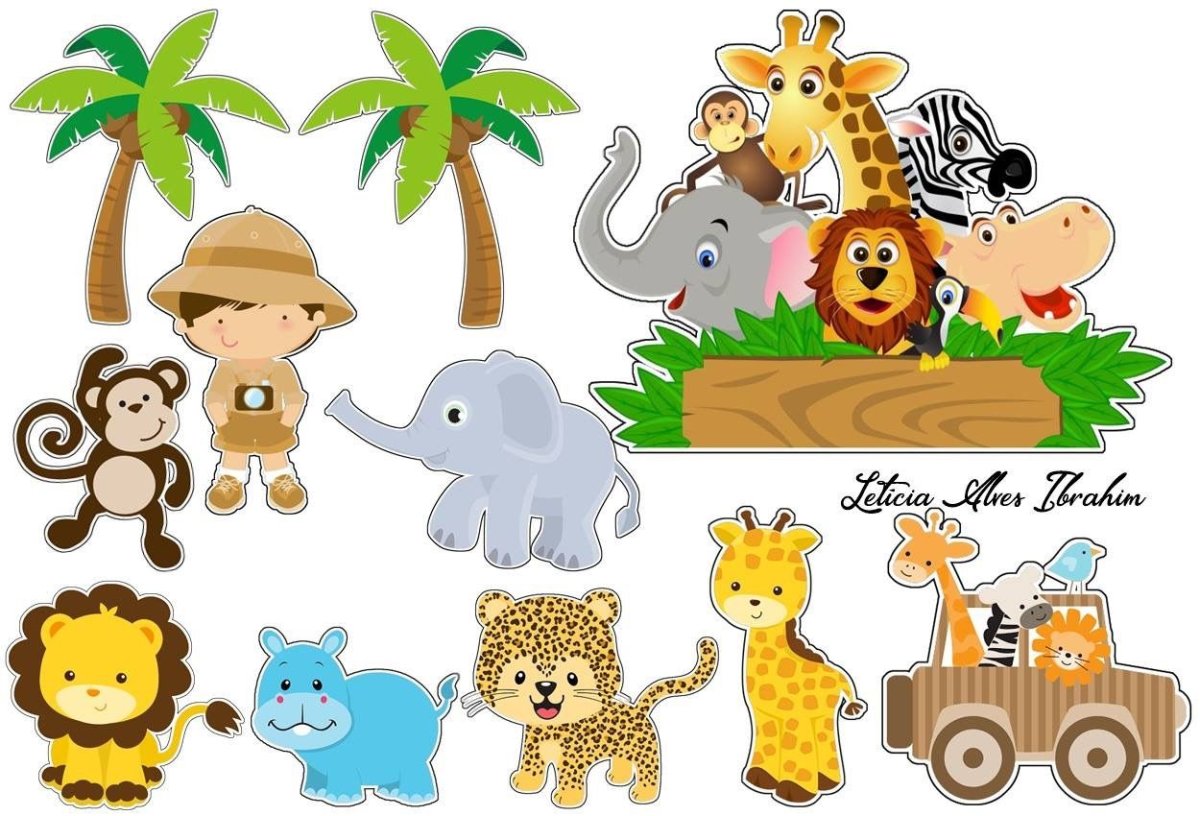 Животные в стиле сафари