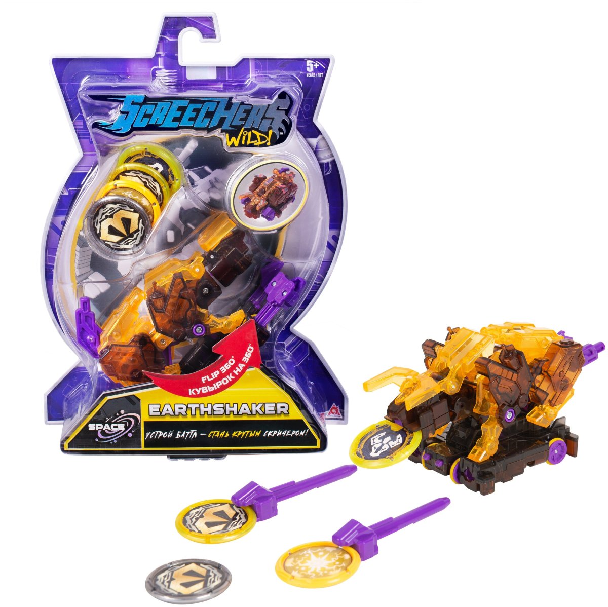 Машинка-трансформер Screechers Wild