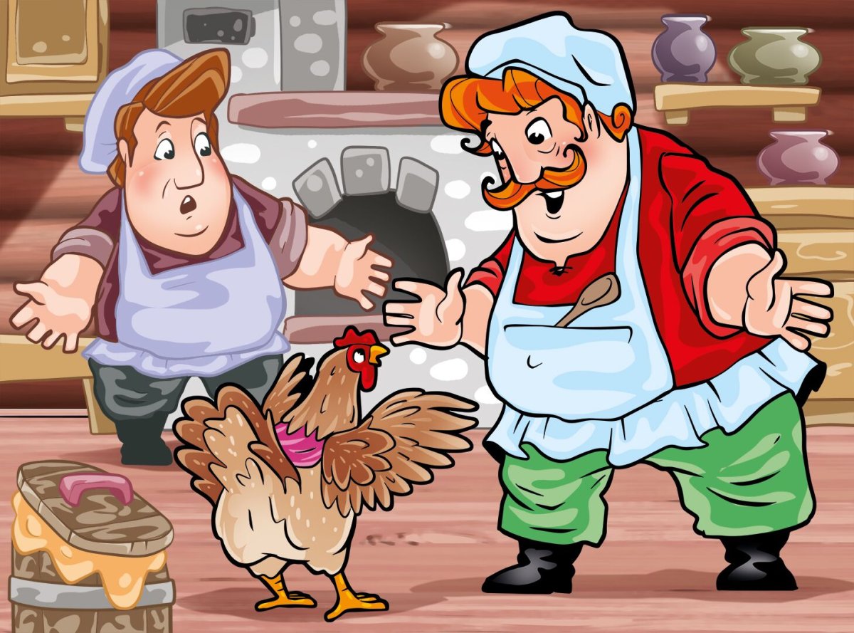 Петушок и бобовое зернышко сказка