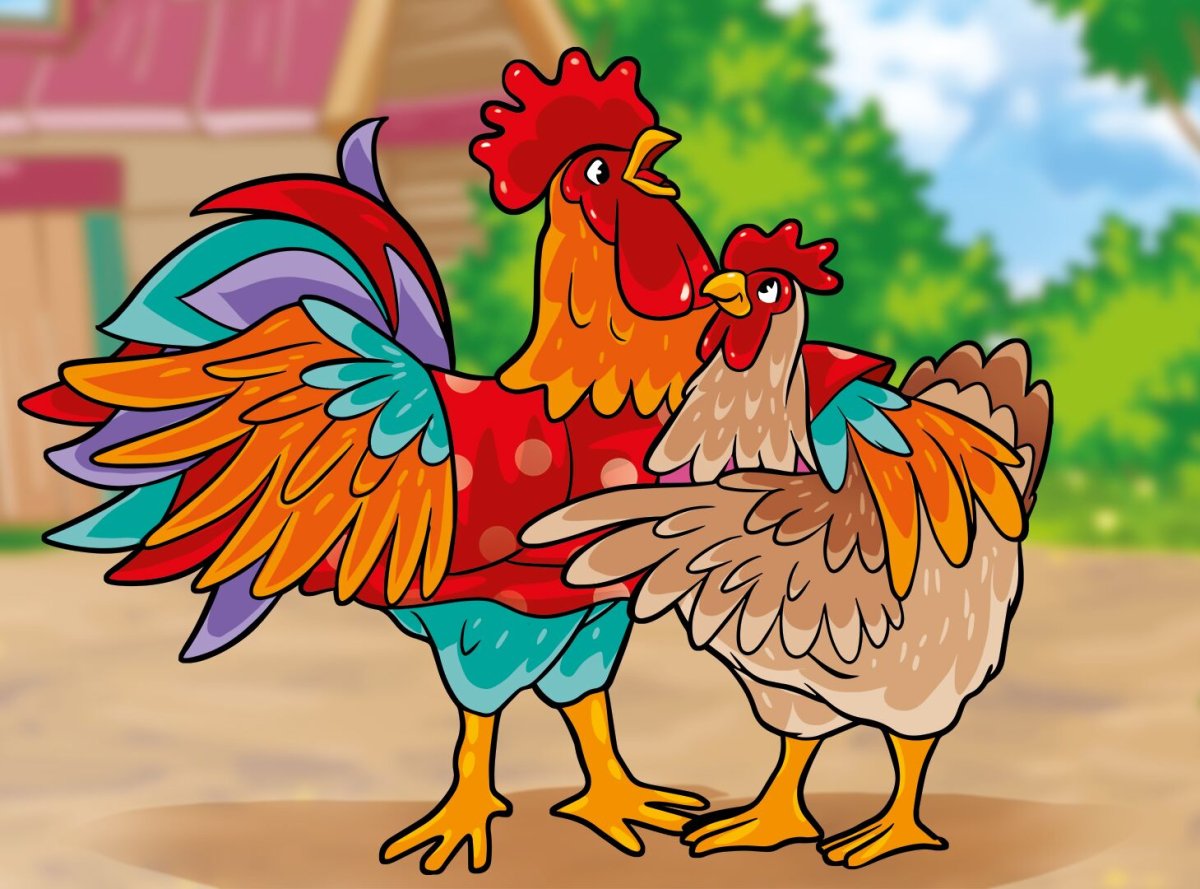 Бобовое зернышко (петушок и бобовое зернышко)