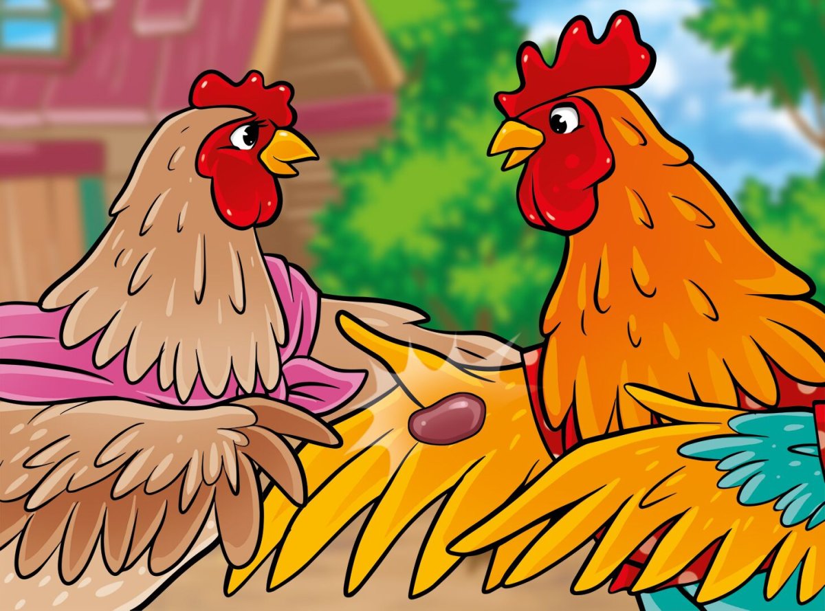 Петушок и бобовое зернышко сказка