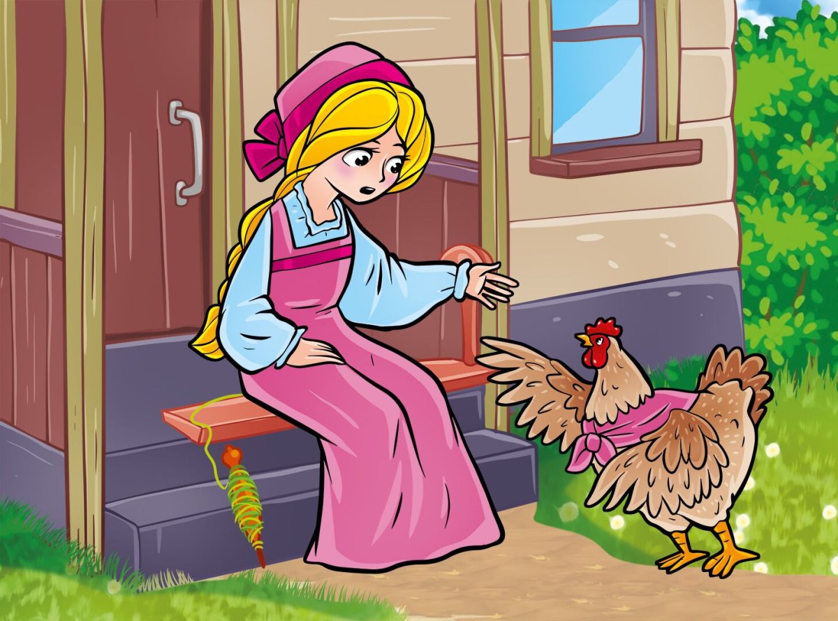 Курочка и петушок. Сказки