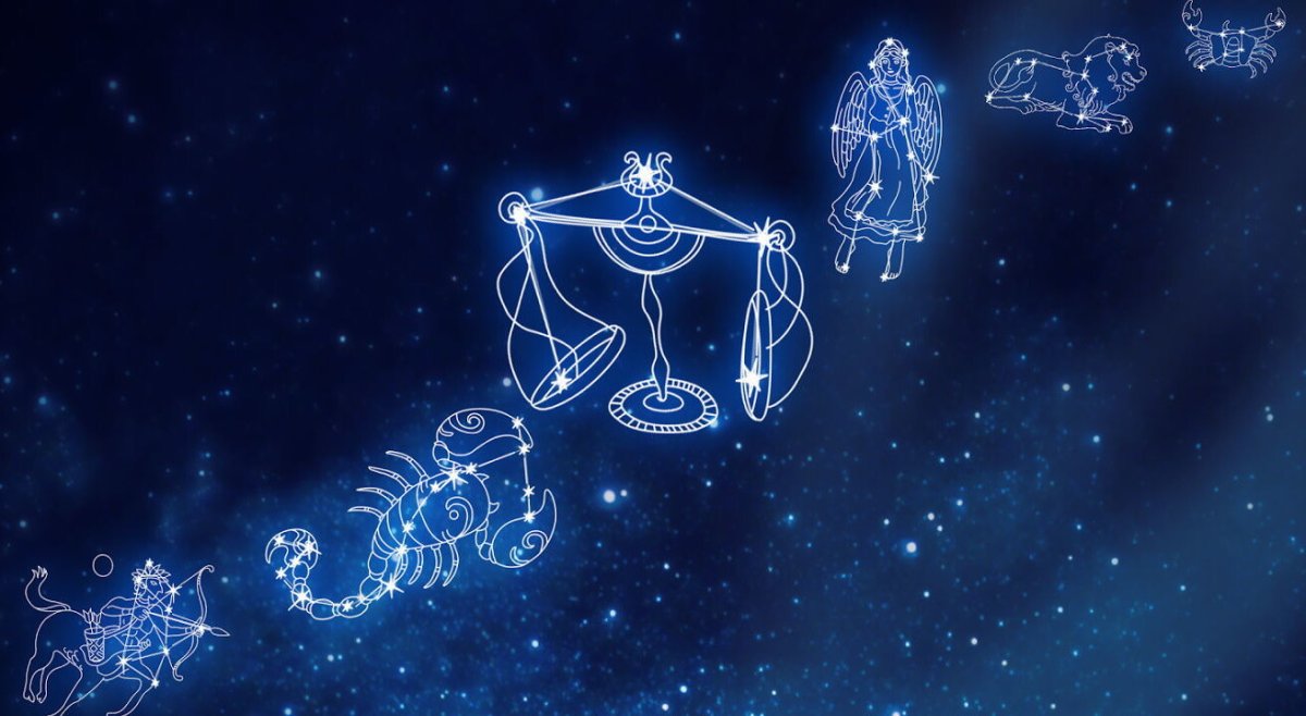 Карта созвездий знаков зодиака