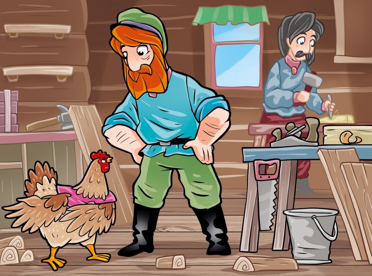 Петушок подавился бобовым зернышком