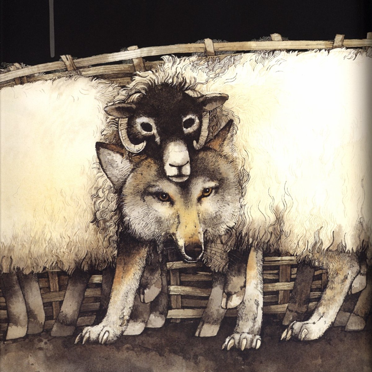 Волк в овечьей шкуре и овца в волчьей шкуре