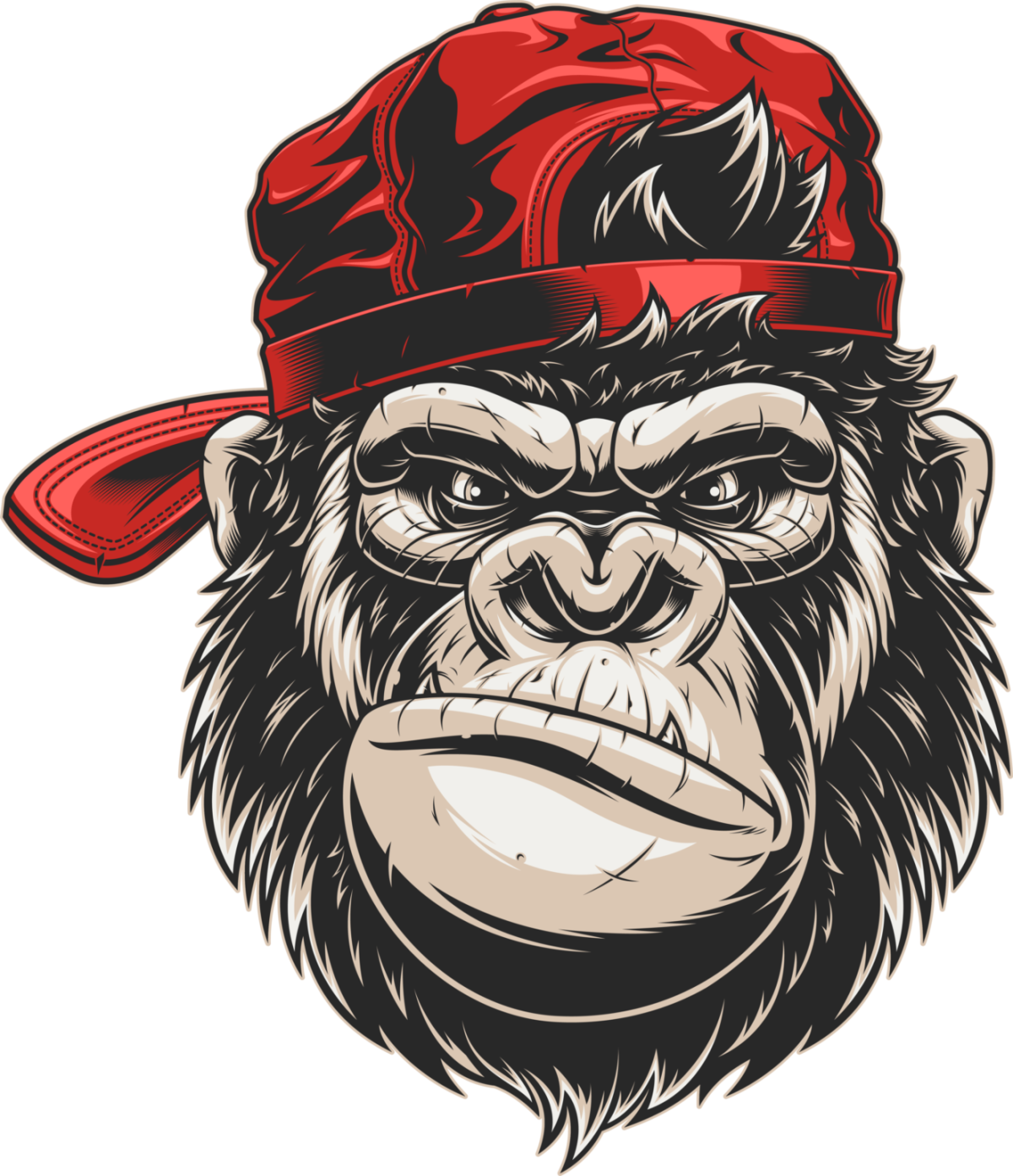 Обезьяна граффити