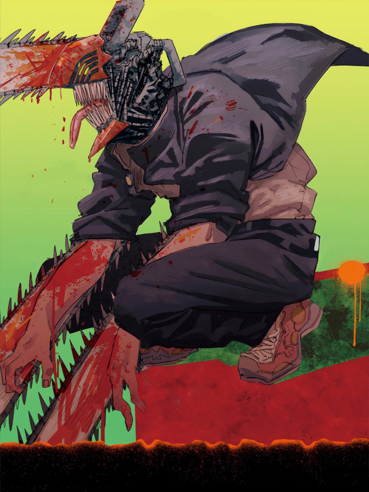 Пауэрс человек бензопила аниме