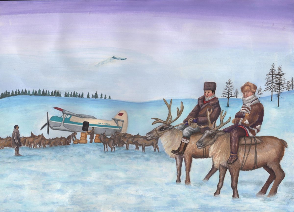 Якутский новый год иллюстрации