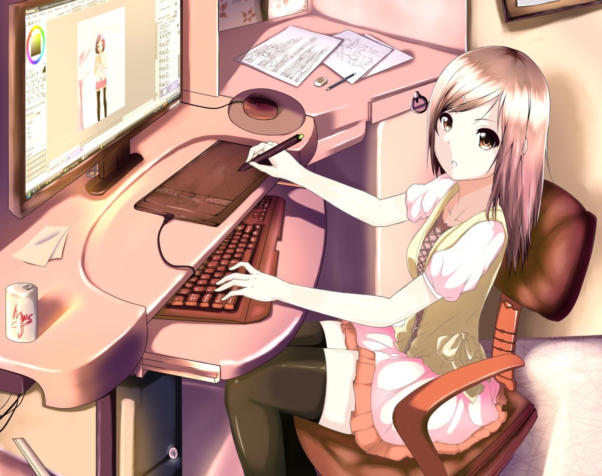 Аниме компьютер