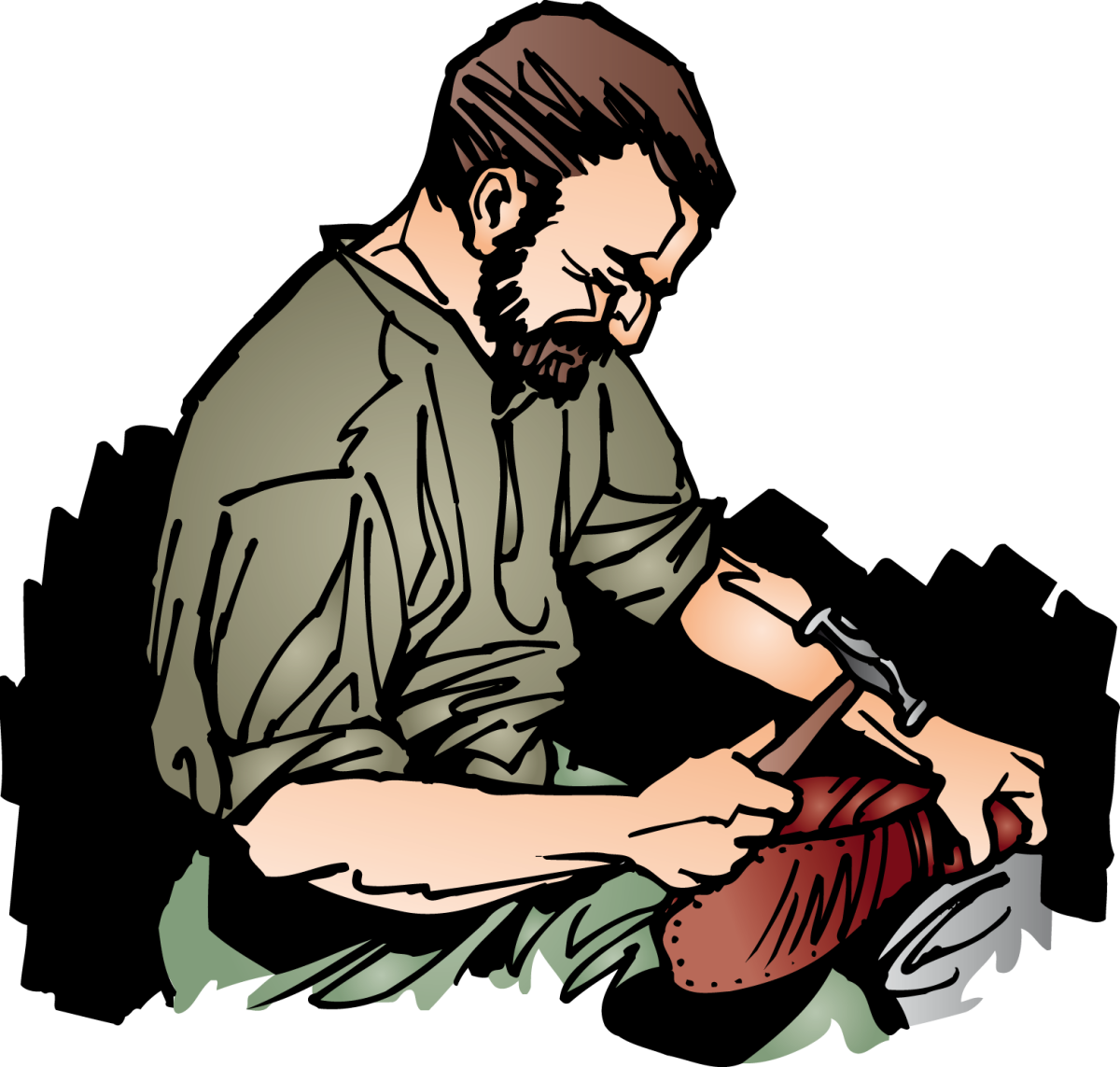 Обувщик рисунки вектор