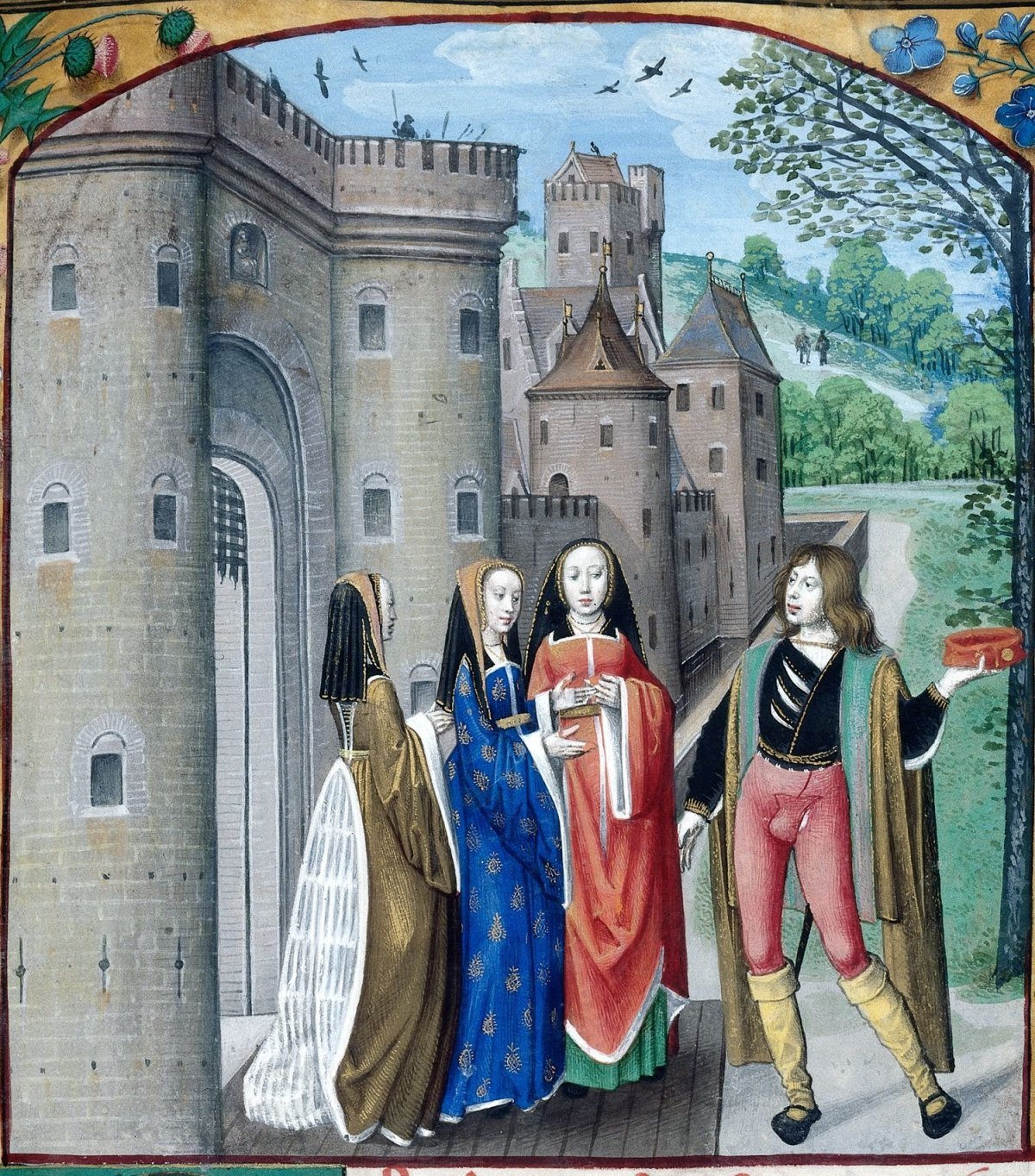 Средневековые миниатюры 15 век