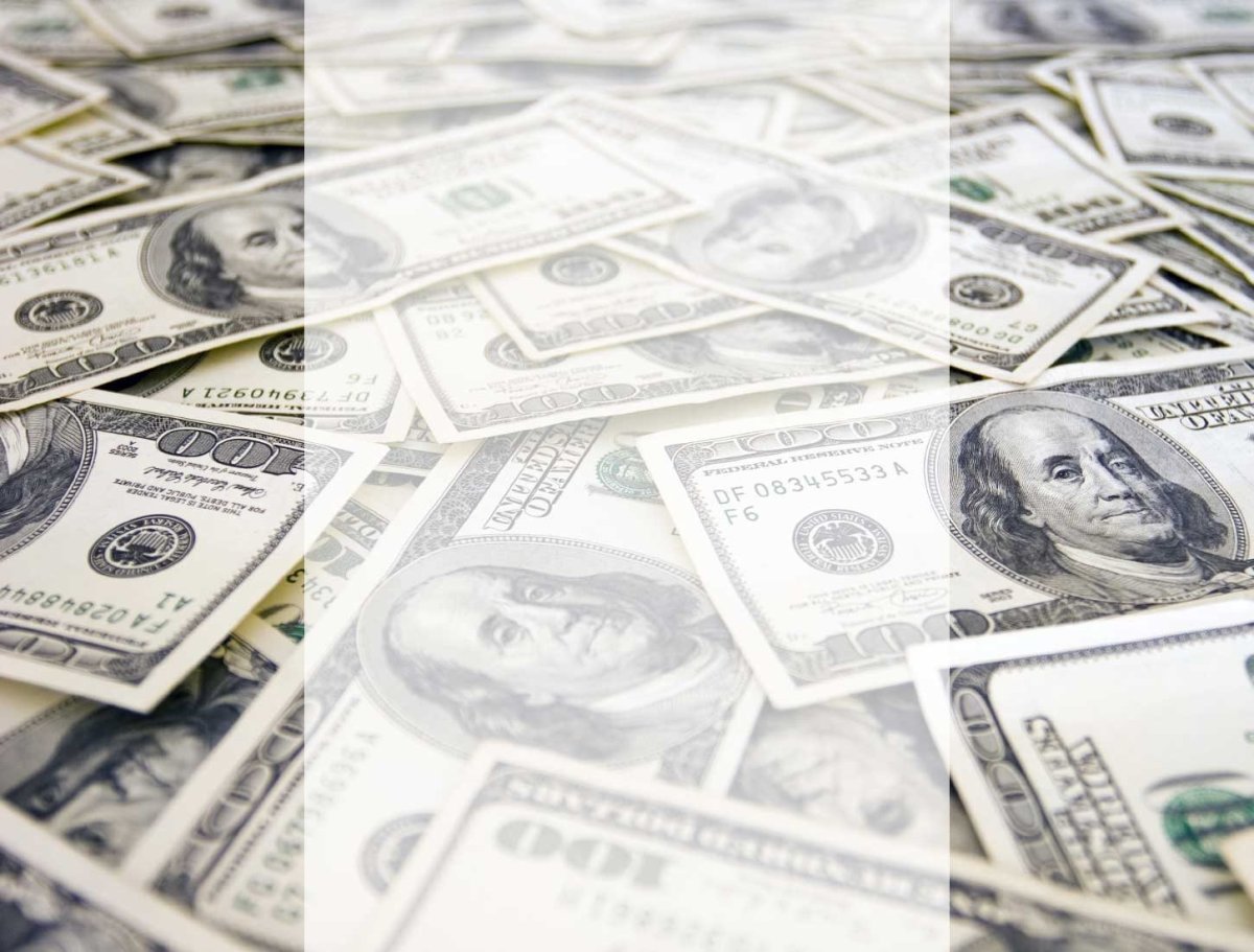 Фон из долларов