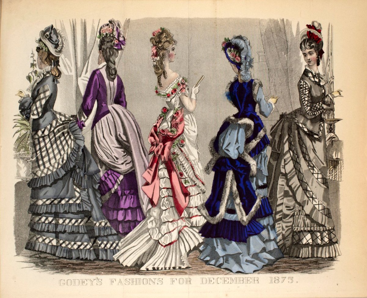 Мода России конца 19 века (1860-1880 годы)