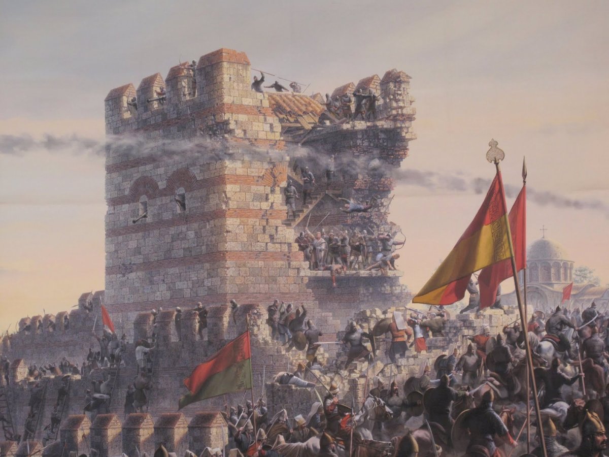 Захват Константинополя в 1453 г турками означал