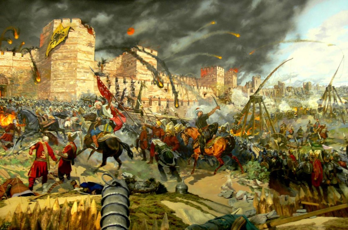 Взятие Константинополя турками картина