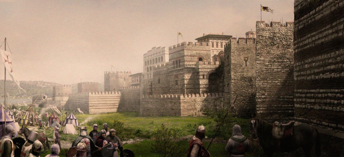 Осада Константинополя 626 картина