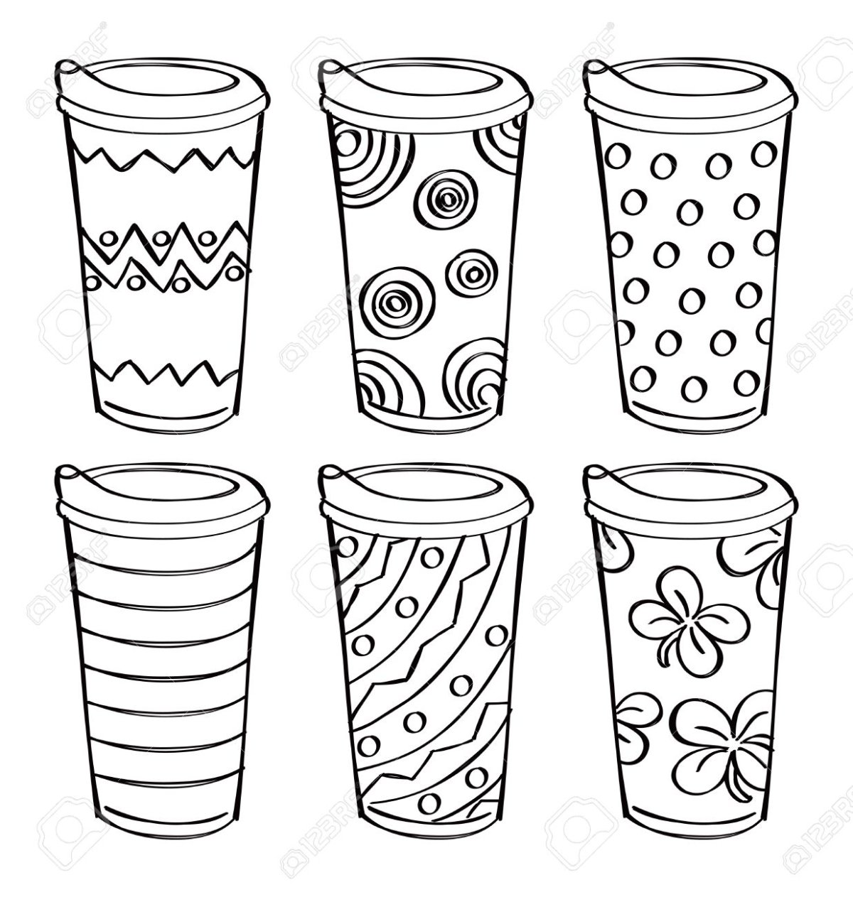 Стаканчики для распечатки