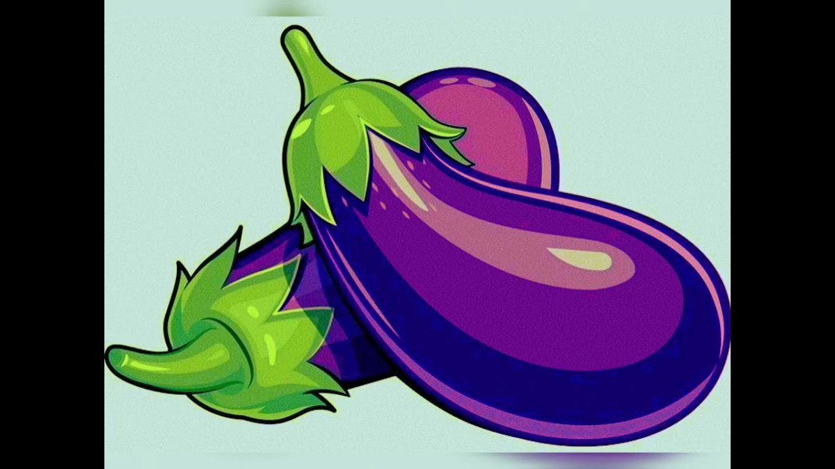 Тихая жизнь с баклажаном