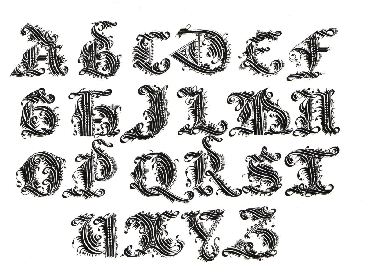 Декоративный шрифт