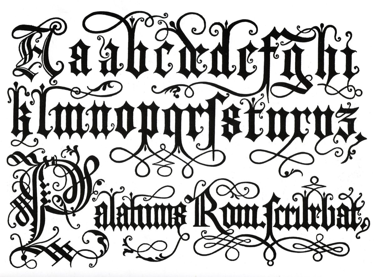 Декоративный шрифт