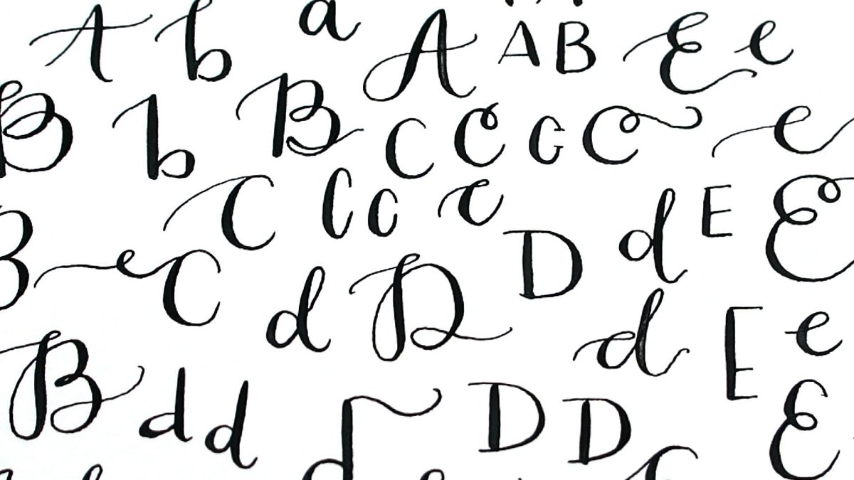 Красивые буквы алфавита