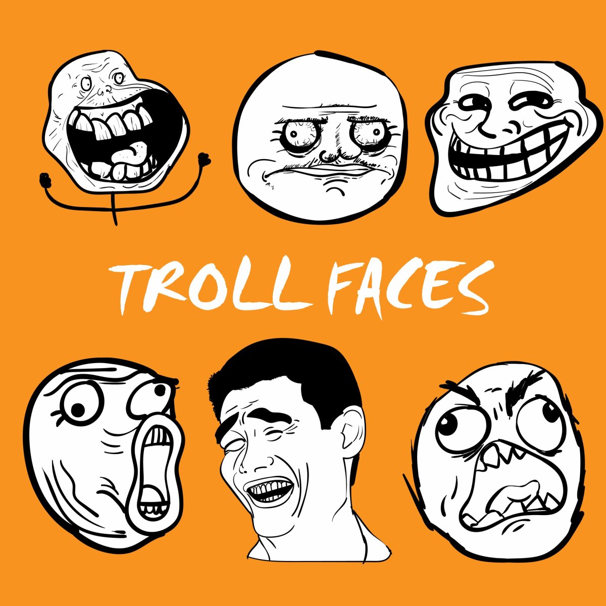 Мемы Happy troll