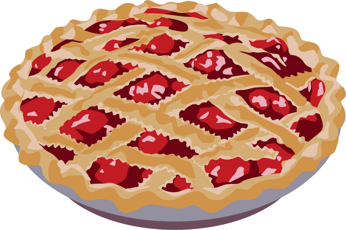 Пирог на прозрачном фоне