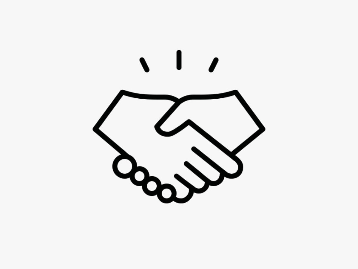 Рукопожатие пиктограмма