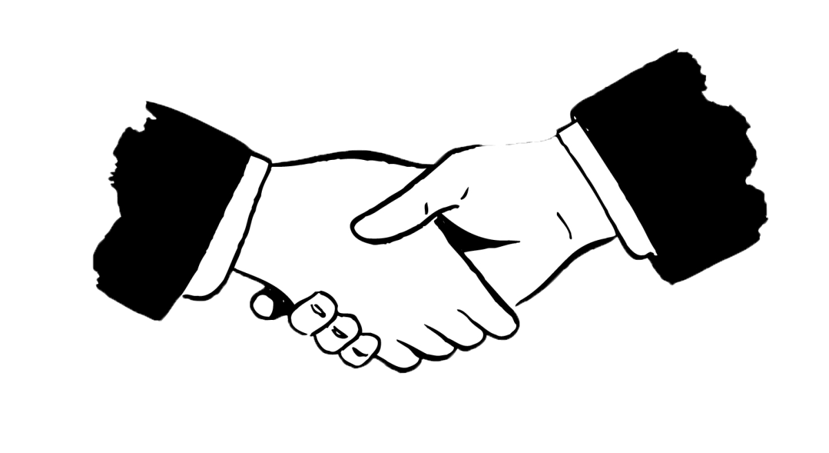 Рукопожатие без фона