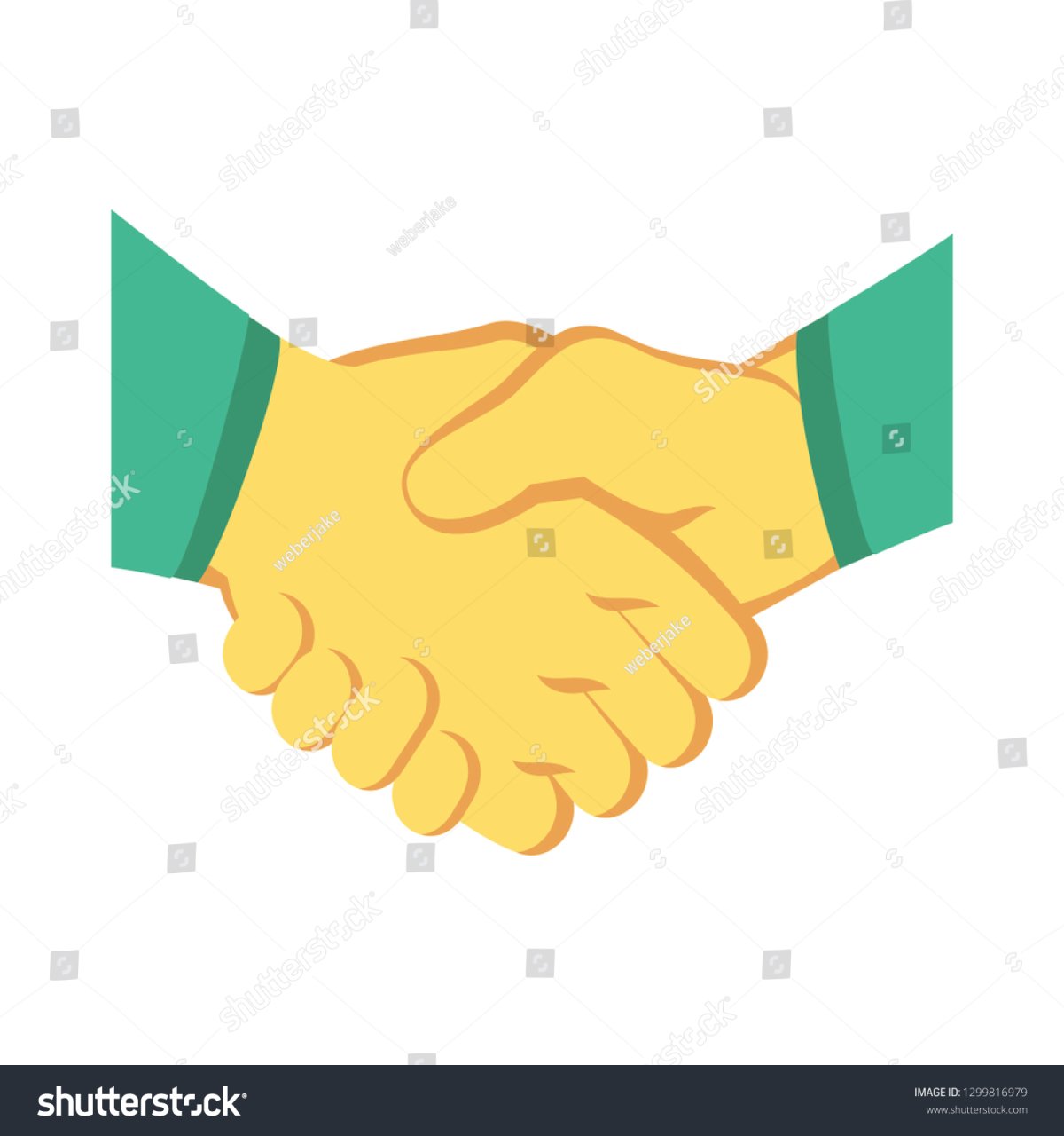 Рукопожатие раскраска