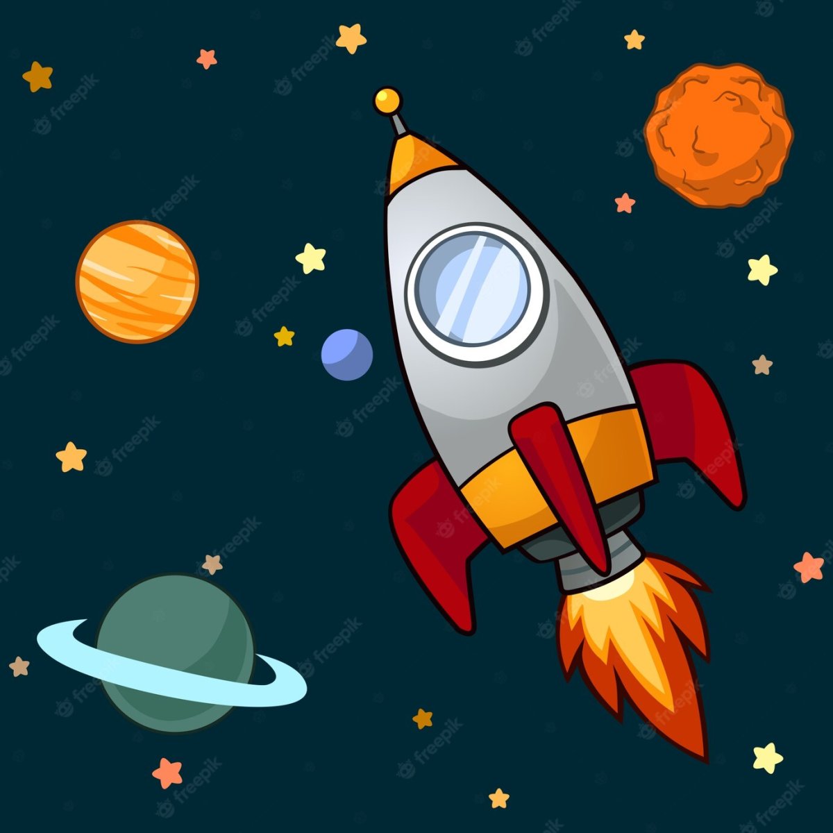 Ракета рисунок