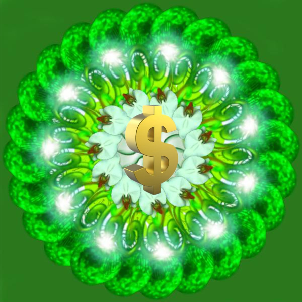 Мандала изобилия процветания богатства