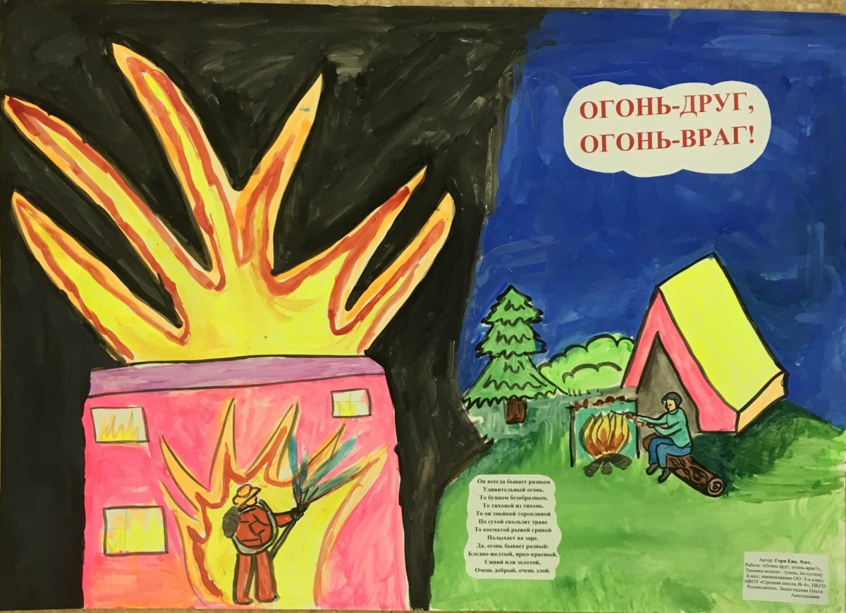 Конкурс огонь друг и враг