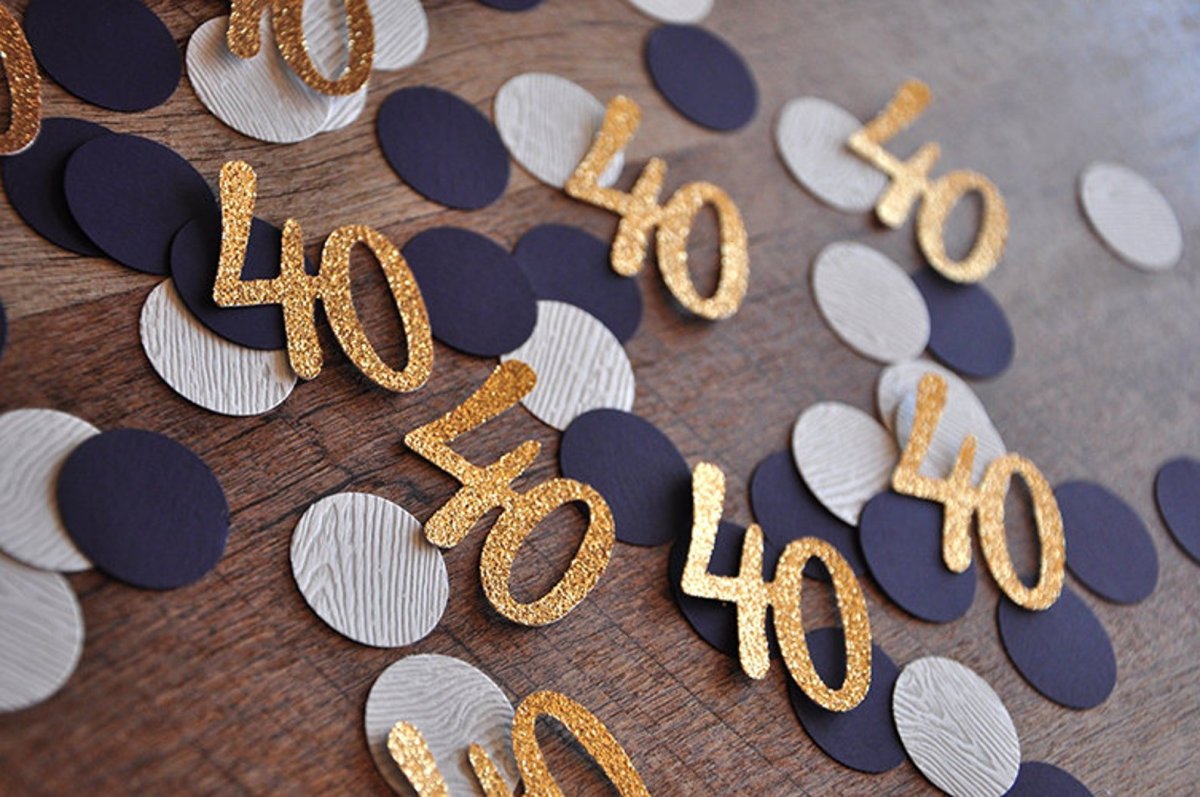 Фотозона юбилей 40 лет