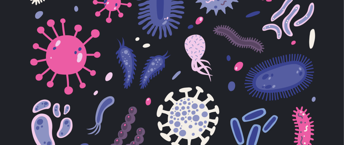 Бактерии фон