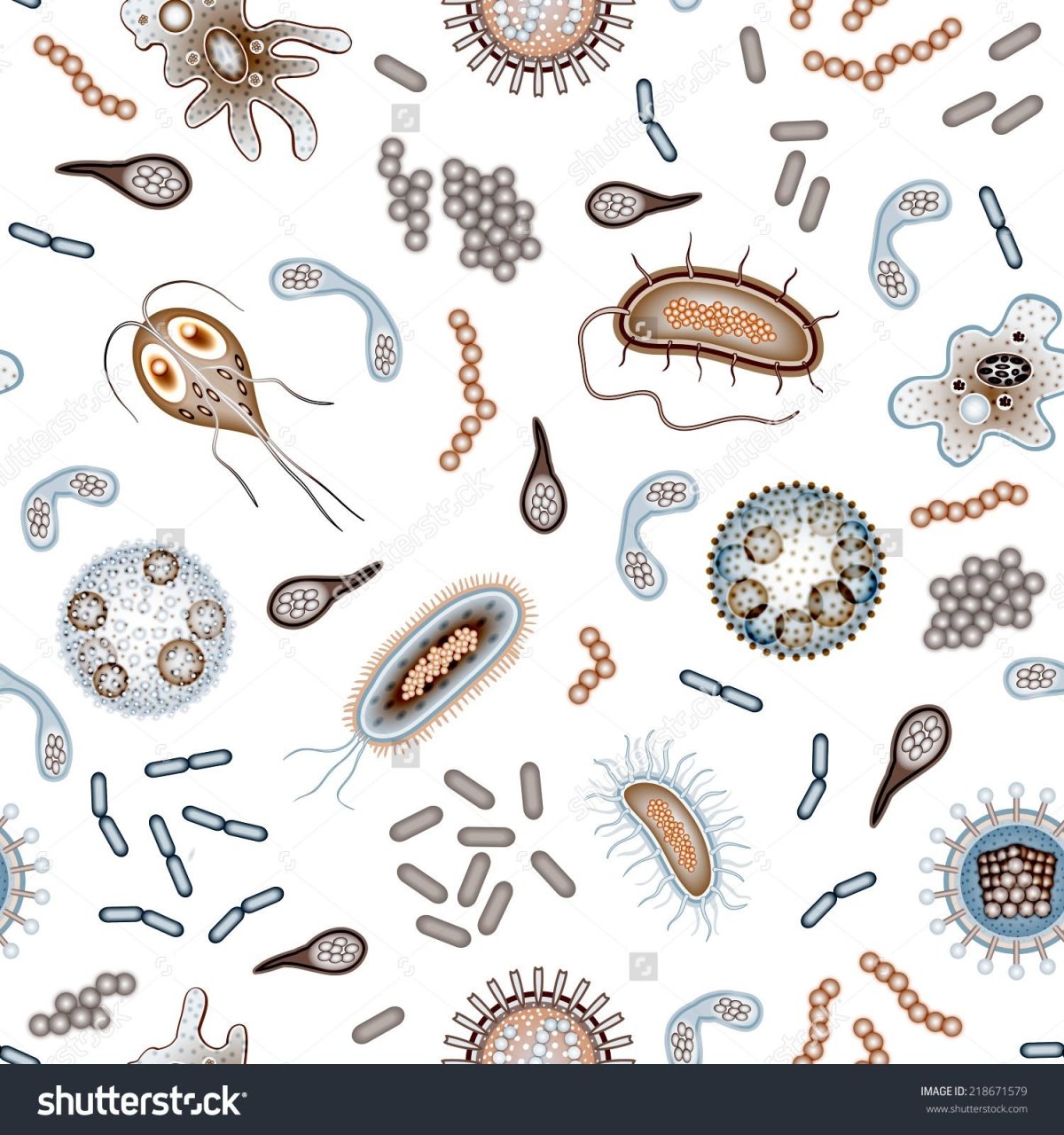 Бактерии и вирусы в воде