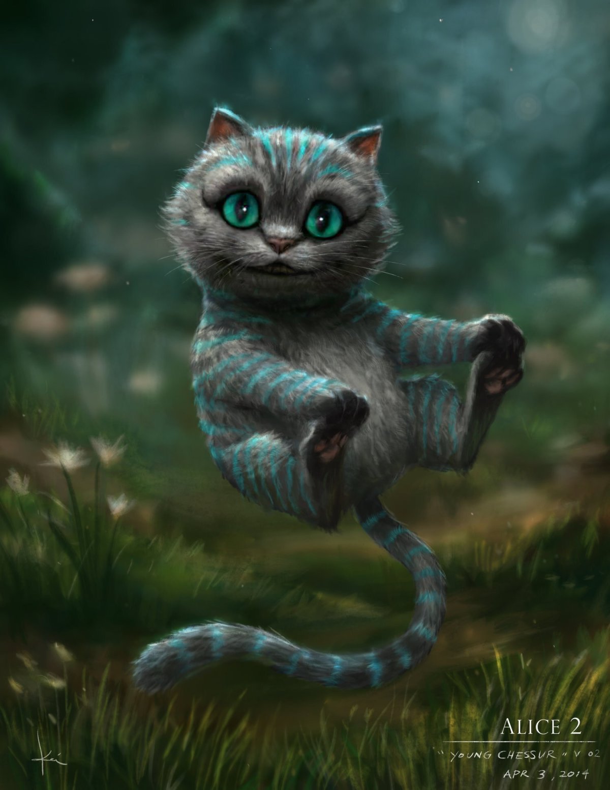 Кот Чешир Чеширский улыбка