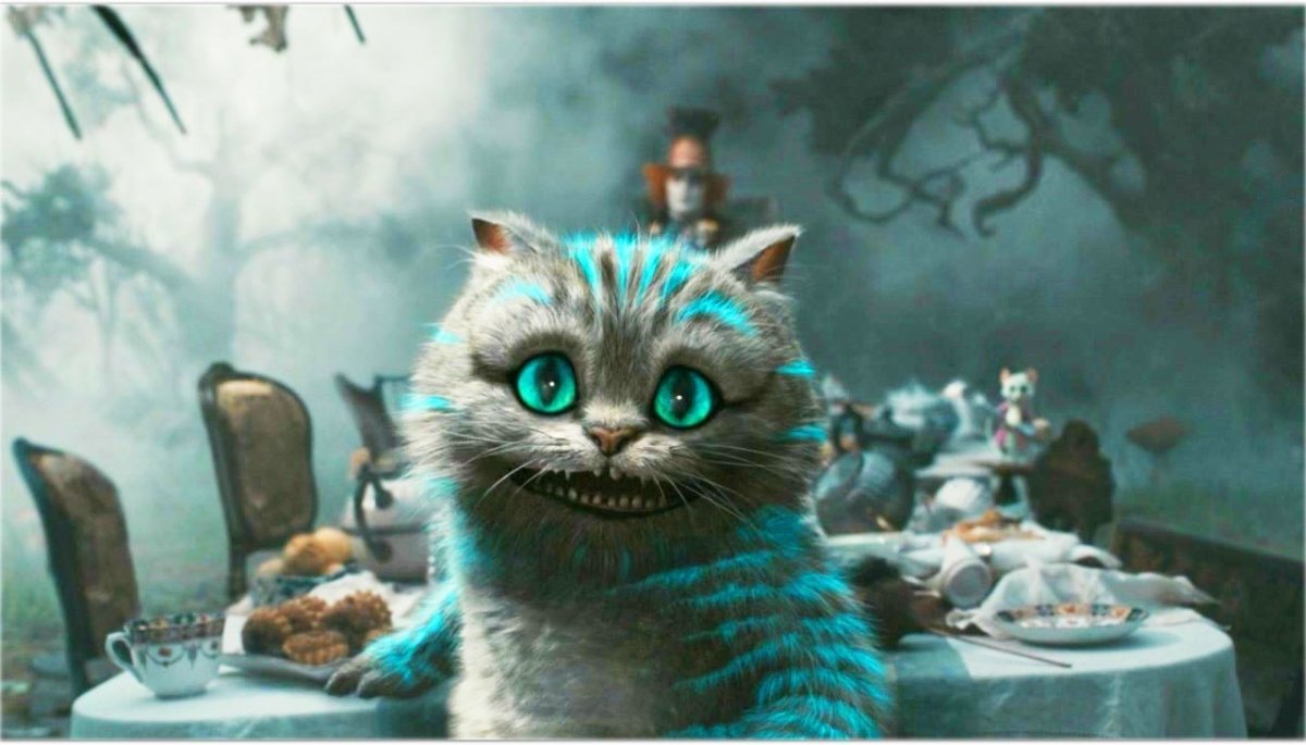 Маска Чеширского кота из Алисы в стране чудес