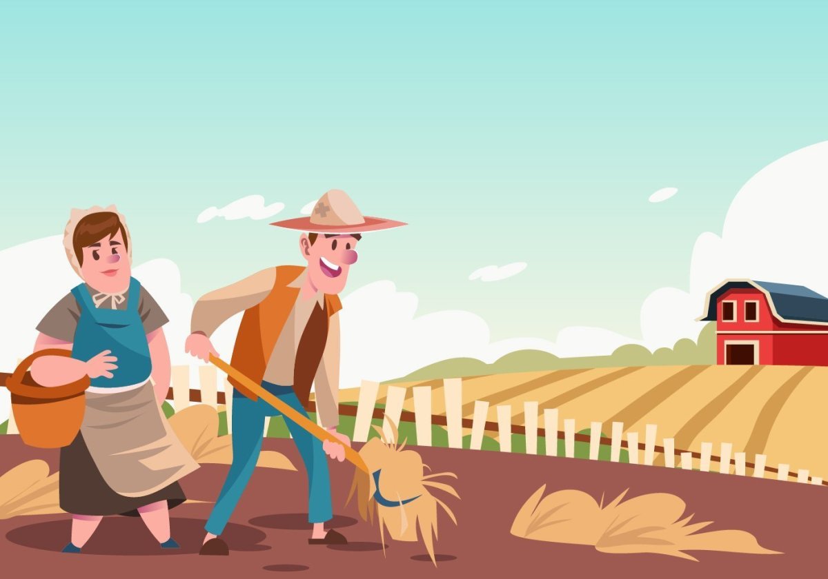 Сельское хозяйство иллюстрация