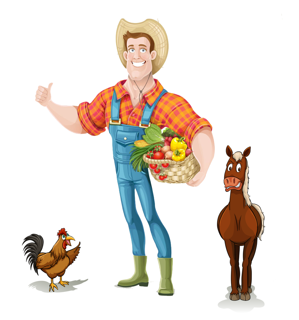 Фермеры мультяшные