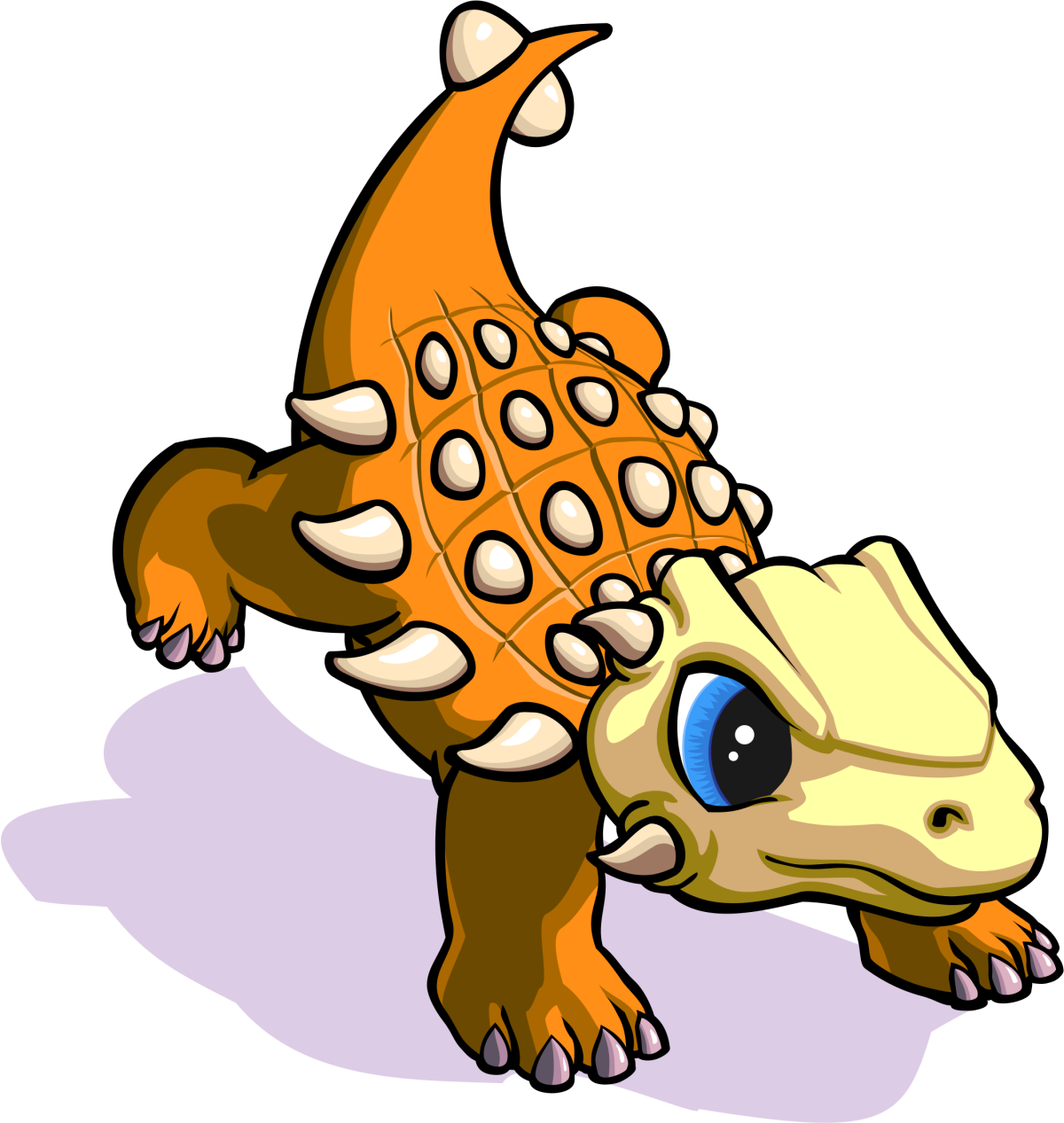 Анкилозавр risunki