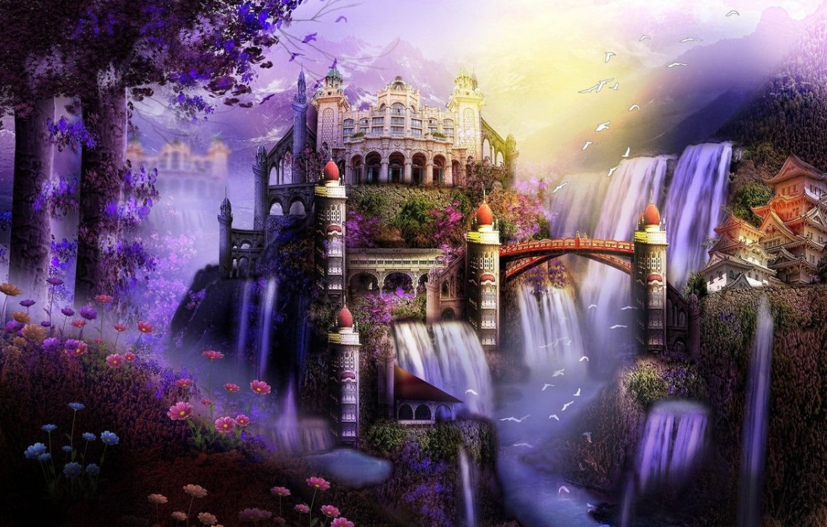 Красивый сказочный мир