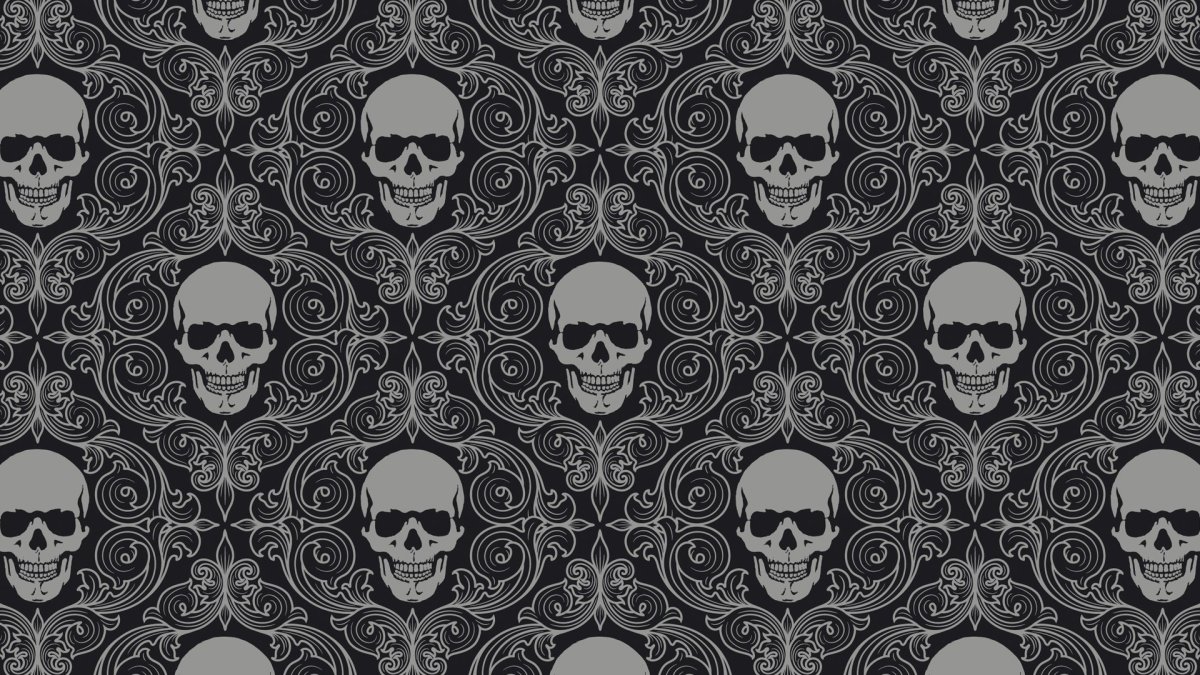 Череп орнамент