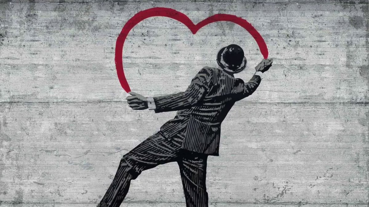 Бэнкси Плачущий мальчик