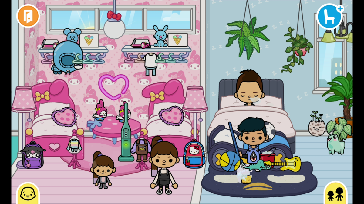 Toca boca комнаты