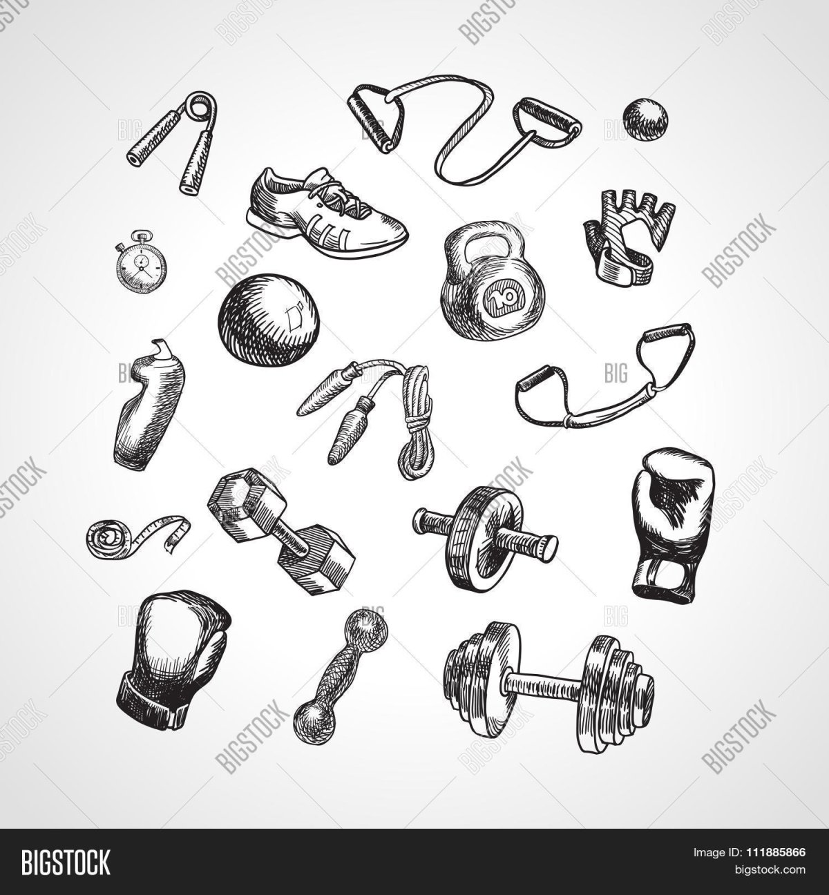 Гиря с узором