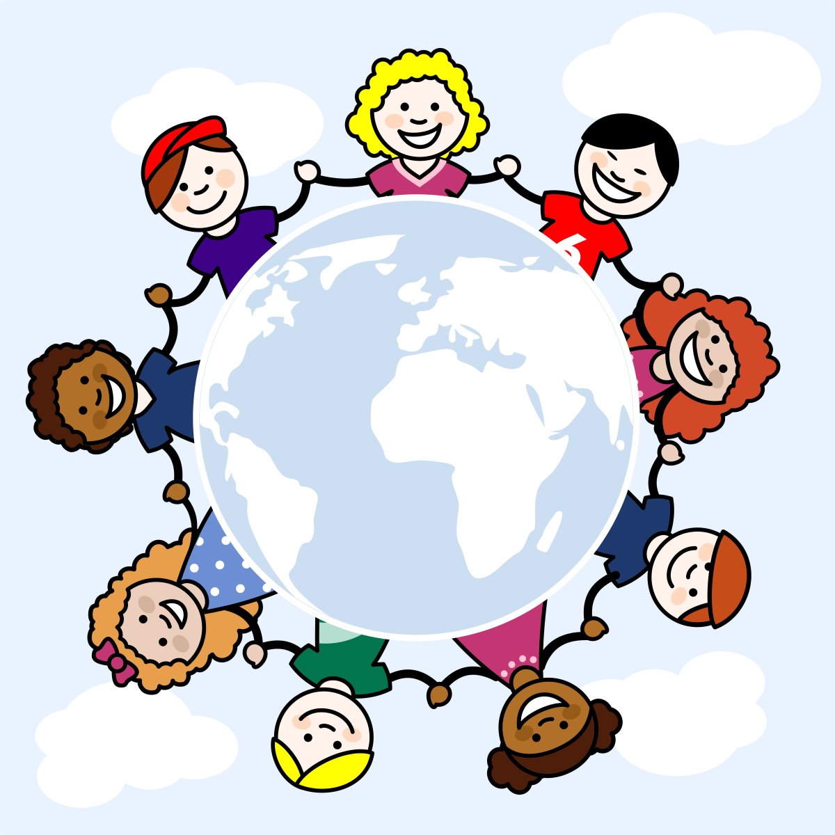 Дети вокруг планеты