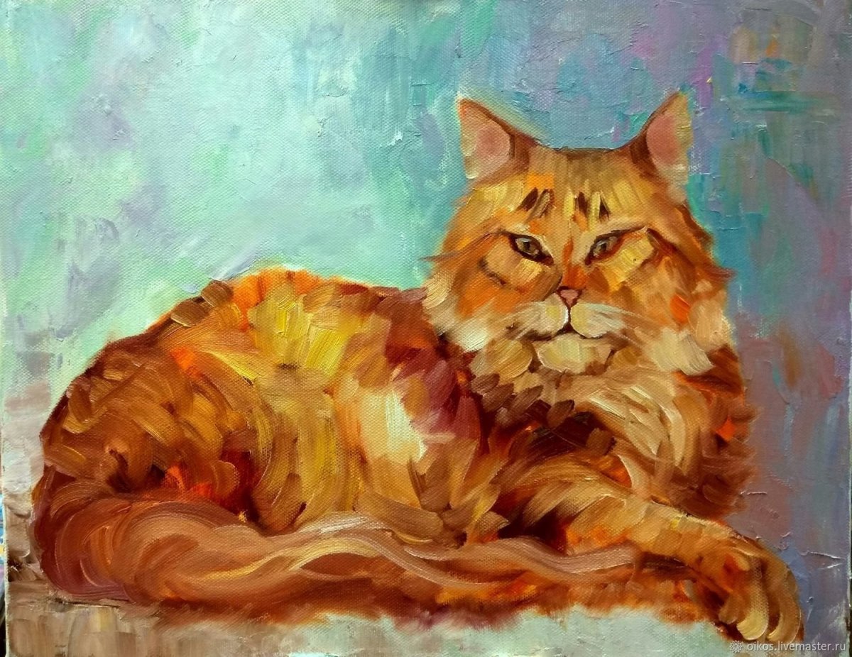 Котенок пастелью